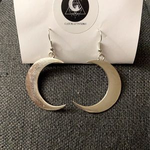Crescent moon earrings
